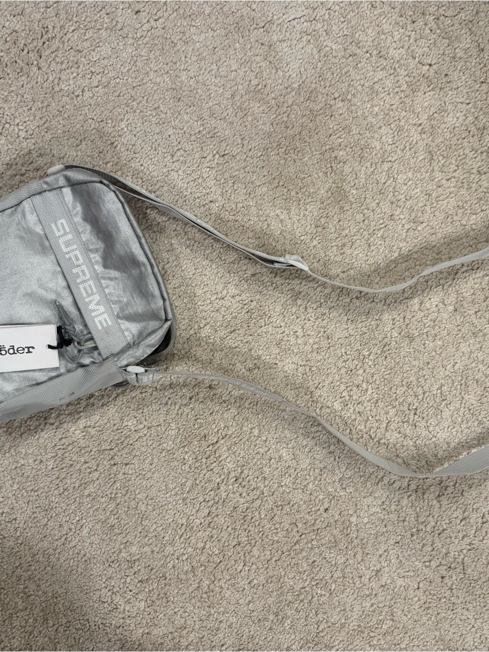 Silver supreme bag